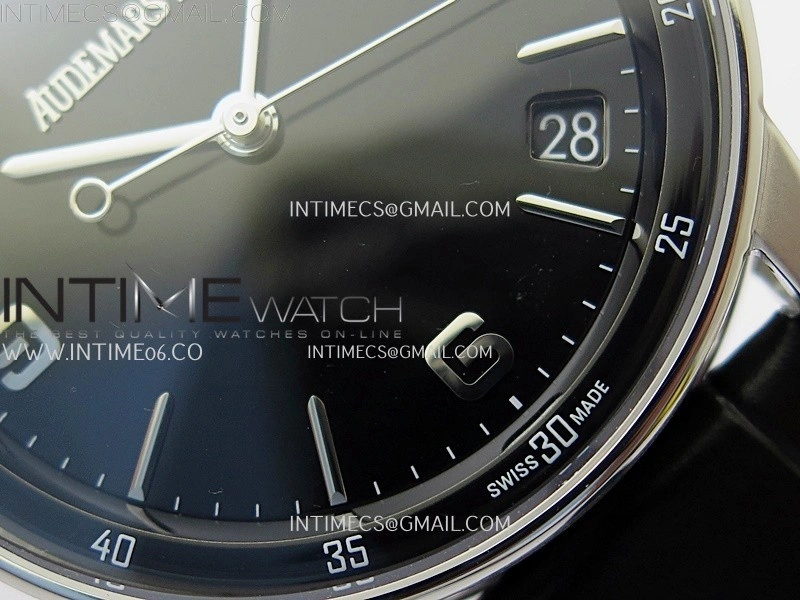 Code 11.59 SS 15210 APSF 1:1 Best Edition Black Dial on Black Leather Strap SA4302 Super Clone